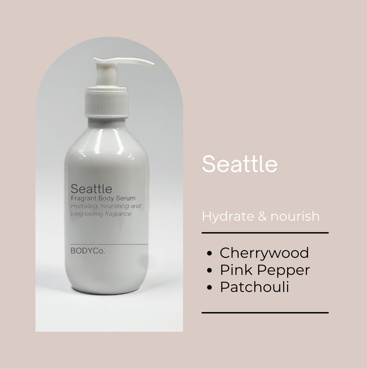 Seattle (Cherrywood) Fragrant Body Serum